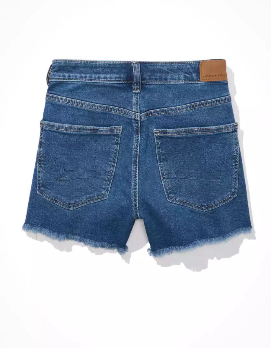 Shorts American Eagle AE Stretch Denim Mom Lavage Clair Femme | YYQ-77255652